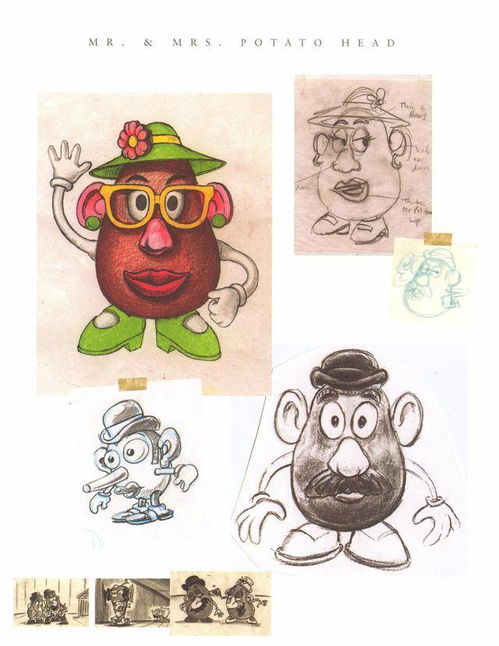 玩具总动员 概念设计图中的创意火花与电脑动画的完美融合